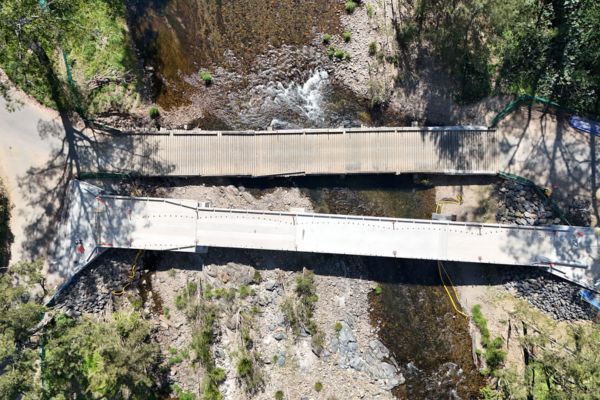 Bridge replacement in the Bellingen Shire